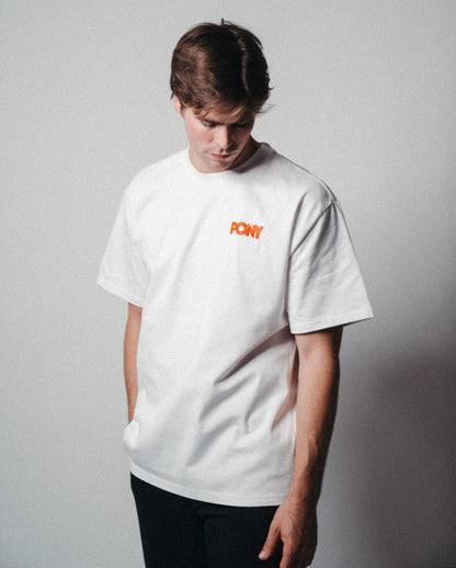 WHITE/ORANGE
